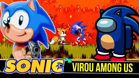 ENGRAÇADO jogo do SONIC AMONG US | Sonic.exe Literal #shorts