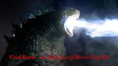 Godzilla vs MUTOs - Atomic Breath Scene - Final Battle - Godzilla (2014) Movie Clip HD