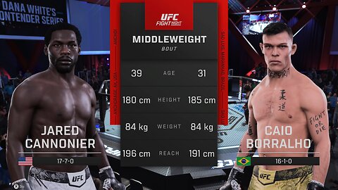 Jared Cannonier Vs Caio Borralho UFC Fight Night Middleweight Prediction