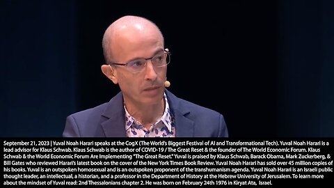 Yuval Noah Harari | "Potentially We Are Talking About the End of Human History. Not the End of History, Just the End of That Part of History That Was Dominated By Human Beings. It's Now Possible to Create Total Surveillance Regimes."