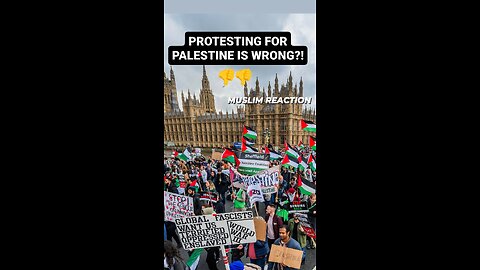 Should Muslims protest? #Palestine #Israel #War