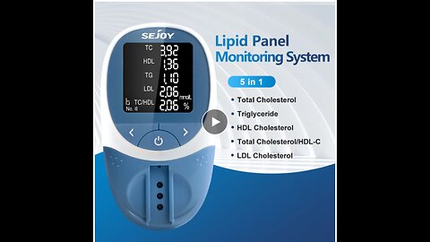 5 in1 Blood Lipid Analyzer Total Cholesterol