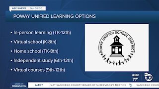 Poway Unified students return to campuses