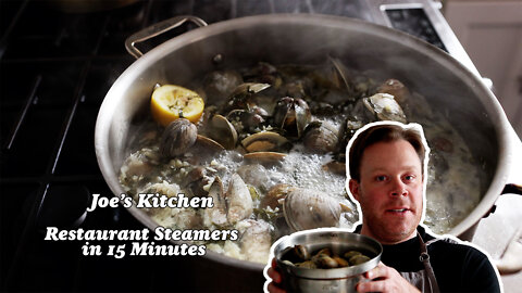 Restaurant Quality Steamers In 15 Minutes