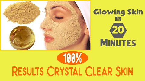 Multani Mitti Best Face Pack for Instant Fairness | 100 % Instant Skin Glowing Face pack at Home