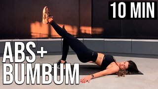 10 Min ABS & BUMBUM Treino HIIT para Tonificar | Intenso | Em Casa | Sem Equipamento