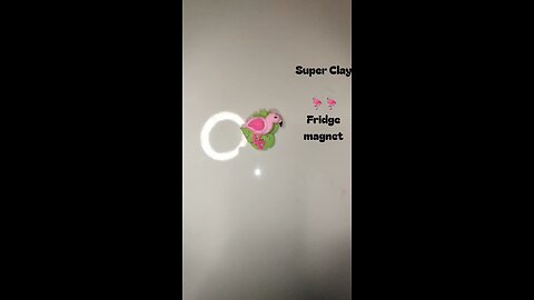 Super Clay 🦩 🦩 Fridge Magnet