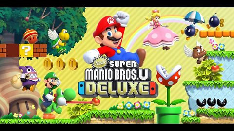 SUPER MARIO BROS u DELUXE - Jogando com meu flho