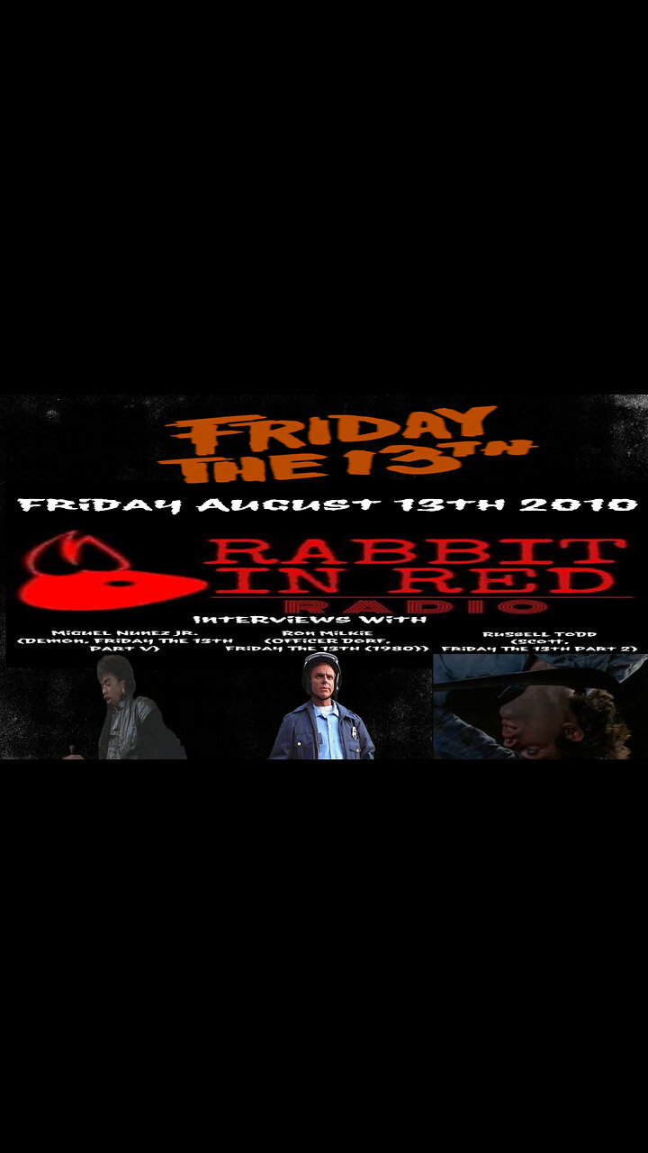 Rabbit In Red Radio CLASSIC Friday The 13th|Horror|Horror Movies ...