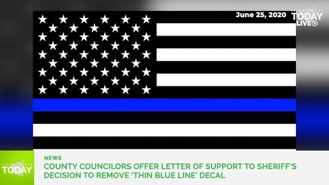 County councilors offer letter of support for sheriff’s decision to remove ‘Thin Blue Line’ decal