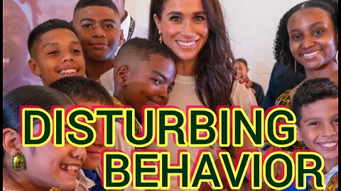 Was Meghan Markle acting INAPPROPRIATELY WITH MINORS in Colombia?