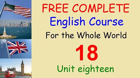 Review - Lesson 18 - FREE COMPLETE ENGLISH COURSE FOR THE WHOLE WORLD