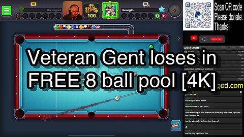 Veteran Gent loses in FREE 8 ball pool [4K] 🎱🎱🎱 8 Ball Pool 🎱🎱🎱