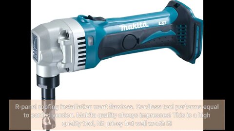 Makita XNJ01Z 18V LXT Lithium-Ion Cordless 16 Gauge Nibbler, Tool Only