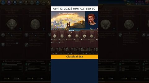 #oneturnadaychallenge #civ6 – Turn 102 - ANOTHER HARBOR! #shorts