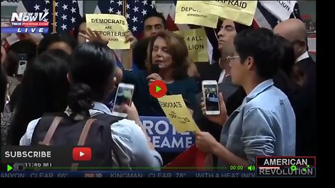 Nancy Pelosi Ambushed By Illegal Immigrants | Ends Event In Pure PANIC 9-15-23