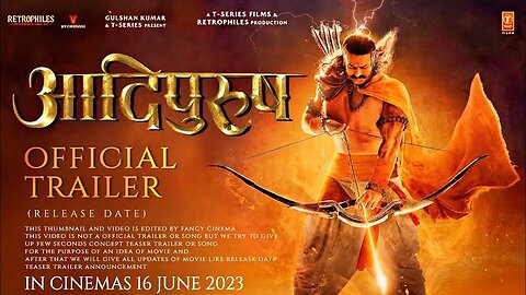 Adipurush (Official Trailer) Hindi | Prabhas | Saif Ali Khan | Kriti Sanon | Om Raut | Bhushan Kumar