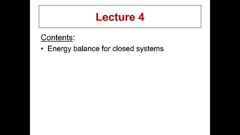 Lecture 4 - ME 3293 Thermodynamics I (Spring 2021)