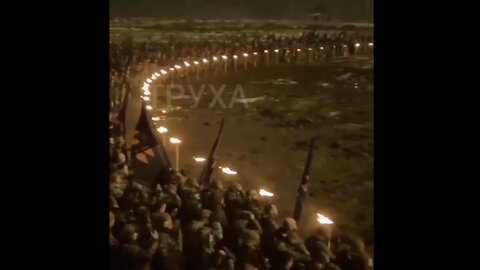 No Nazis In Ukraine? Ukrainian Army's Azov Performs Pagan Nazi Walhalla Ritual