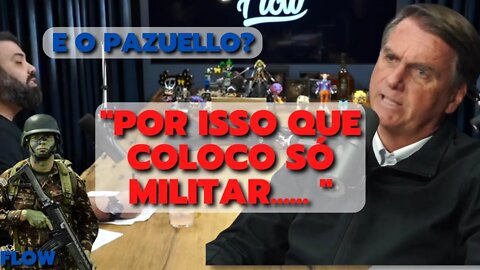 BOLSONARO | O governo é melhor com militares | Ter militar no governo é estratégia são mais honestos