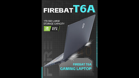 Powerhouse Gaming on the Go: FIREBAT T6A Laptop with Intel i7 and RTX 4060