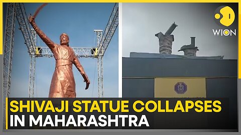 India: 35-foot tall Shivaji statue collapses in Maharashtra's Sindhudurg district | WION