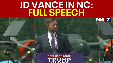 JD Vance North Carolina Rally: FULL SPEECH