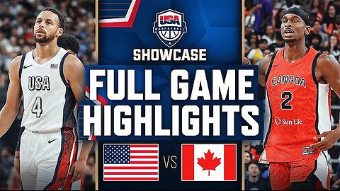 CANADA vs USA /USAB SHOWCASE / FULL GAME HIGHLIGHTS / July 10, 2024