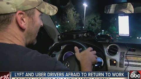 Lyft and Uber drivers afraid to return to work