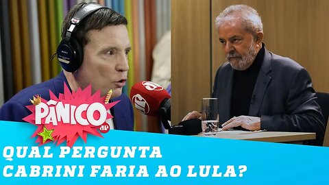 Jornalista Roberto Cabrini revela qual pergunta faria ao Lula