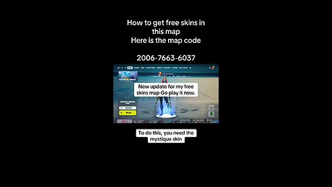 New update for my free skins map. Go play it now.