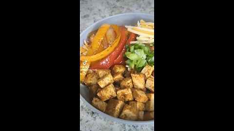 Time To Eat - Vegan Fajita Rice Bowl