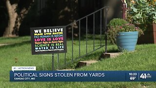 Sign thefts frustrate homeowners