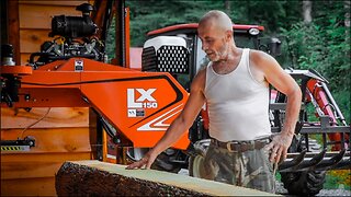 WOODMIZER LX150 SAWMILL | DEBARKER AND TENSION