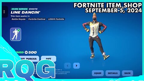 “NEW” LINE DANCIN’ ICON ENOTE IS HERE! FORTNITE ITEM SHOP (September 5, 2024)