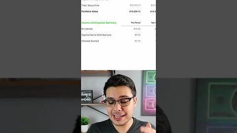 Robinhood Just PAID ME | JANUARY Dividend Income #shorts