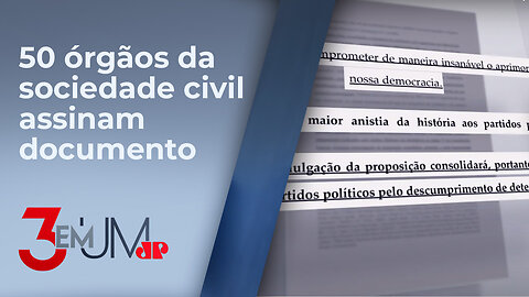 Entidades enviam manifesto ao Congresso criticando PEC da Anistia: “Inaceitável irresponsabilidade”