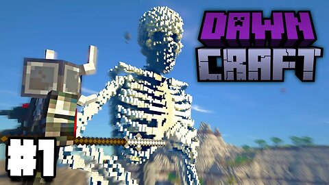 DawnCraft Souls-Like Minecraft - Gameplay Walkthrough Part 1 (4K HDR) (RTX 4090) (i9 13900KF DDR5)