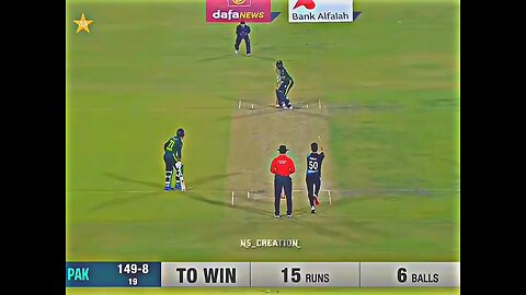 Pak vs New Zealand last thrilling over 15 Runs required in 6 balls