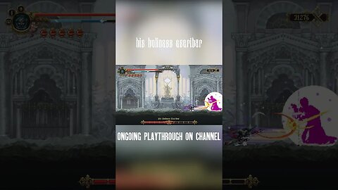 BLASPHEMOUS BOSS FIGHT | His Holiness Escribar #blasphemous #boss #shorts