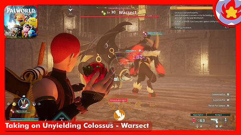 Taking on Unyielding Colossus - Warsect | Palworld