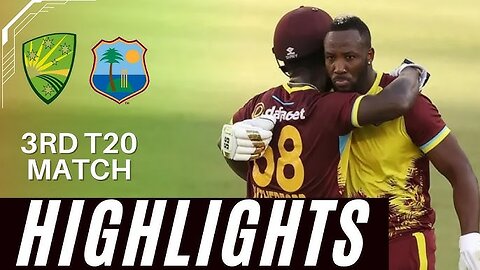 Australia v West Indies 2023-24 | Third T20I Highlights