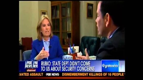 Senator Rubio Discusses Benghazi Hearing With Greta Van Susteren