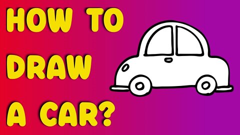 How to draw a Car | Car Easy Drawing Tutorial