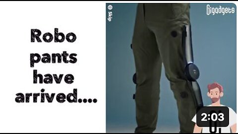 Robo pants have arrived....