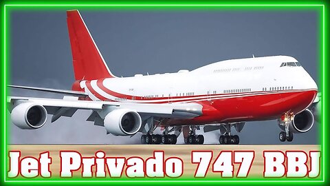 Boeing 747 BBJ Jet Privado Interior y Datos