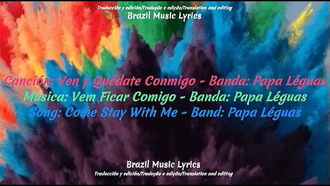 Brazil Music: Come Stay With Me - Band: Papa Léguas