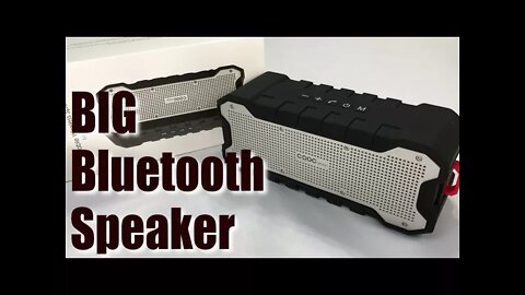 Portable Outdoor Waterproof Bluetooth Speaker with 30 Hour Play Time by CRDC Life Review