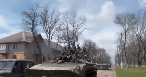 Convoy of Somali Troops ( Donbass ) leaves Mariupol