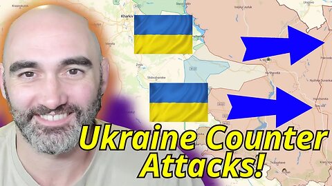 Ukraine Counter Attacks in the North!